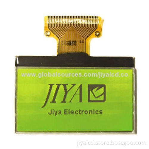 128*64 DOTS LCD Module, STN,Yellow-Green, Positive, Transflective